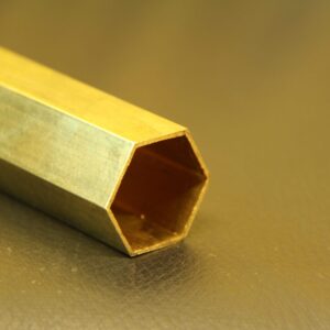 Tubo ottagonale ottone