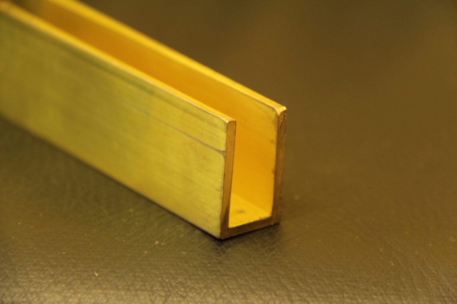 Narrow Base Brass Channels