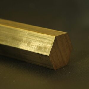 Barra esagono tedesca ottone